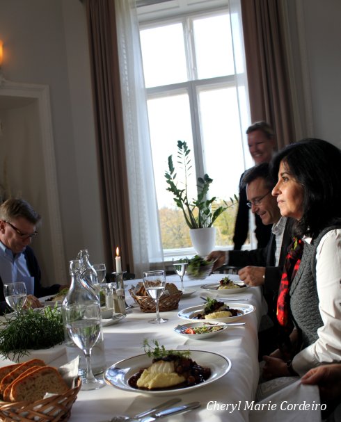 Jonsereds herrgård, dining table, lunch.