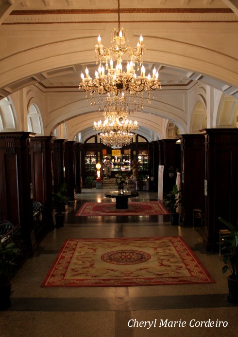 The Astor House Hotel, Shanghai, lobby.
