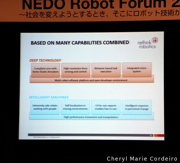 NEDO Robot Forum 2015, Tokyo